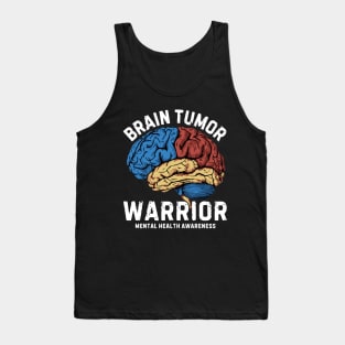 Brain Tumor Warrior Mental Health Awareness Tank Top
